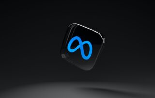 Marketing in de Metaverse - Een boost in alle mogelijkheden! 3 Meta-logo-zwart